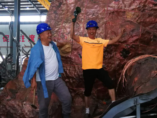 画家陈石与雕塑家任军 画家陈石与雕塑家任军