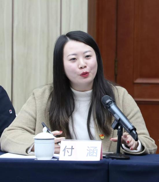 ▲付涵 58集团湖南总部党委专职副书记