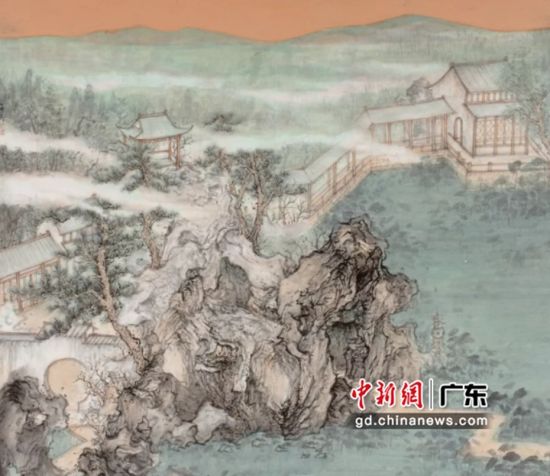 参展作品《曲径通幽处》作者 鲍海舟(浙江省)。黄伟哲 摄 