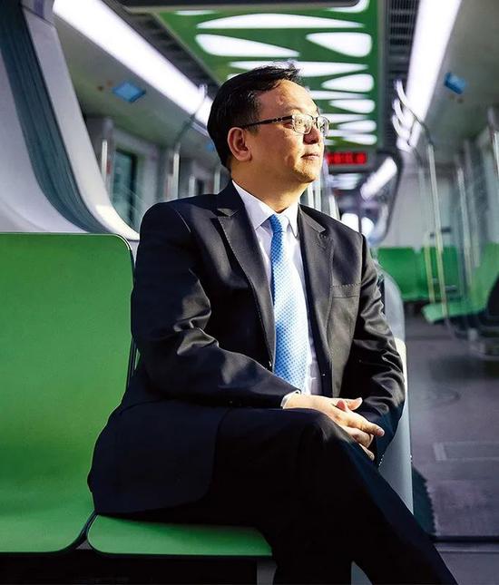 比亚迪股份有限公司董事长兼总裁王传福。摄影：NIC MA