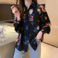 【女装】春秋新款韩版宽松百搭洋气衬衣/24546