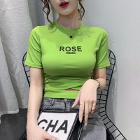 【女装】夏季新款修身显瘦短袖T恤/24324