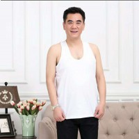 新款 纯棉 老人背心 50件起批  7.5元/件