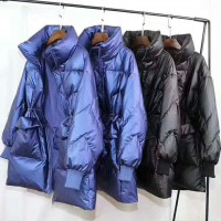 新款 时尚 高端 女中长款 收腰 羽绒服  5件起批 148.8元/件 可代发