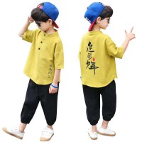 【批发】夏季新款时尚追风少年男孩套装35元/套 10套起批