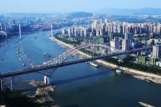 这是2020年5月6日拍摄的重庆城市景象。新华社记者 王全超 摄